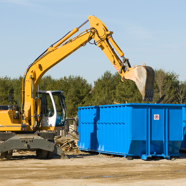 what happens if the residential dumpster is damaged or stolen during rental in East Fultonham Ohio